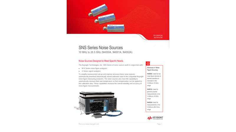SNS Series Noise Sources